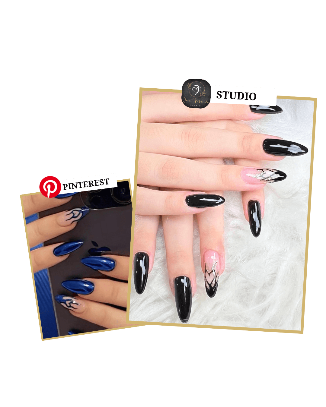Unhas do Pinterest? A gente faz! Alongamento de Unhas e Nail Design no Studio Jessica Miranda, Cabo Frio.