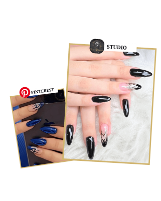 Unhas do Pinterest? A gente faz! Alongamento de Unhas e Nail Design no Studio Jessica Miranda, Cabo Frio.