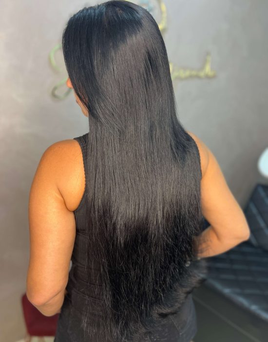 Transformação com mega hair no Studio Jessica Miranda, Cabo Frio. Volume e comprimento perfeitos para qualquer ocasião.